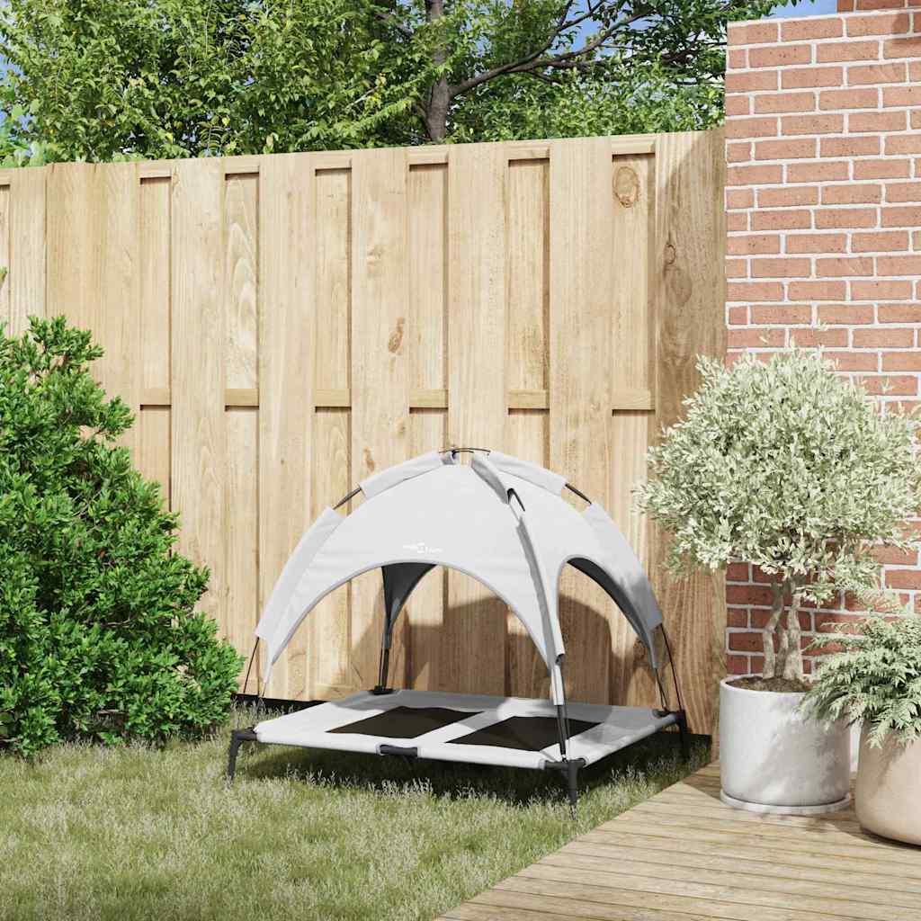 Höhenverstellbares Hundebett Mit Abnehmbarem Dach L Stahl