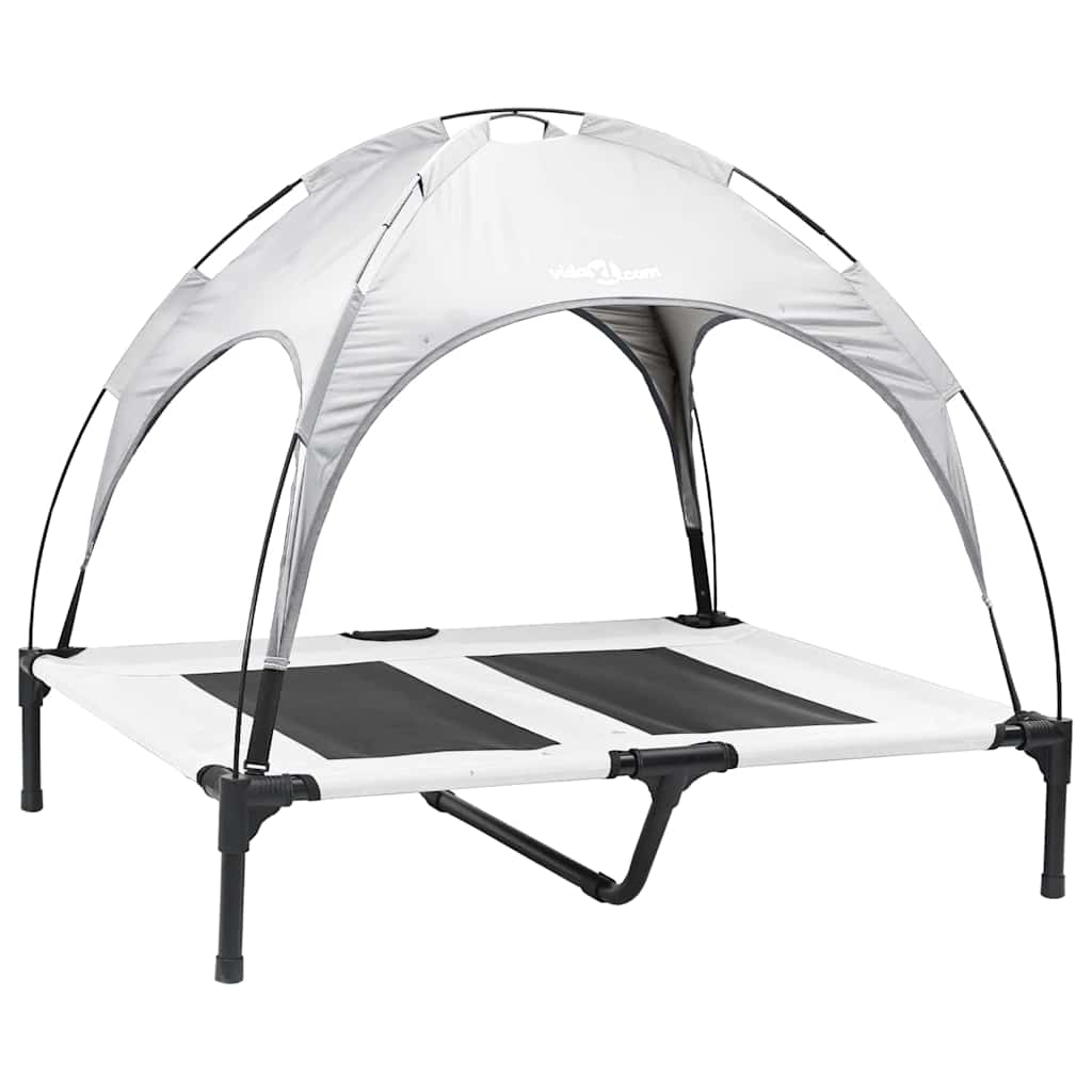 Höhenverstellbares Hundebett Mit Abnehmbarem Dach L Stahl