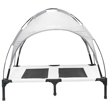 Höhenverstellbares Hundebett Mit Abnehmbarem Dach L Stahl