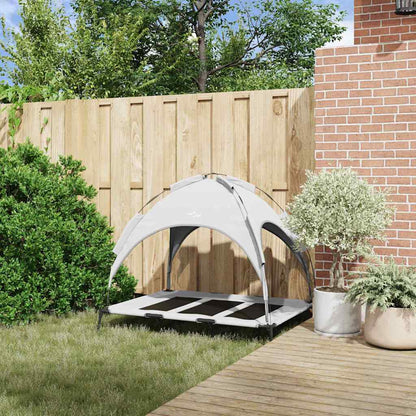 Erhöhtes Hundebett Mit Abnehmbarem Dach Xl Stahl