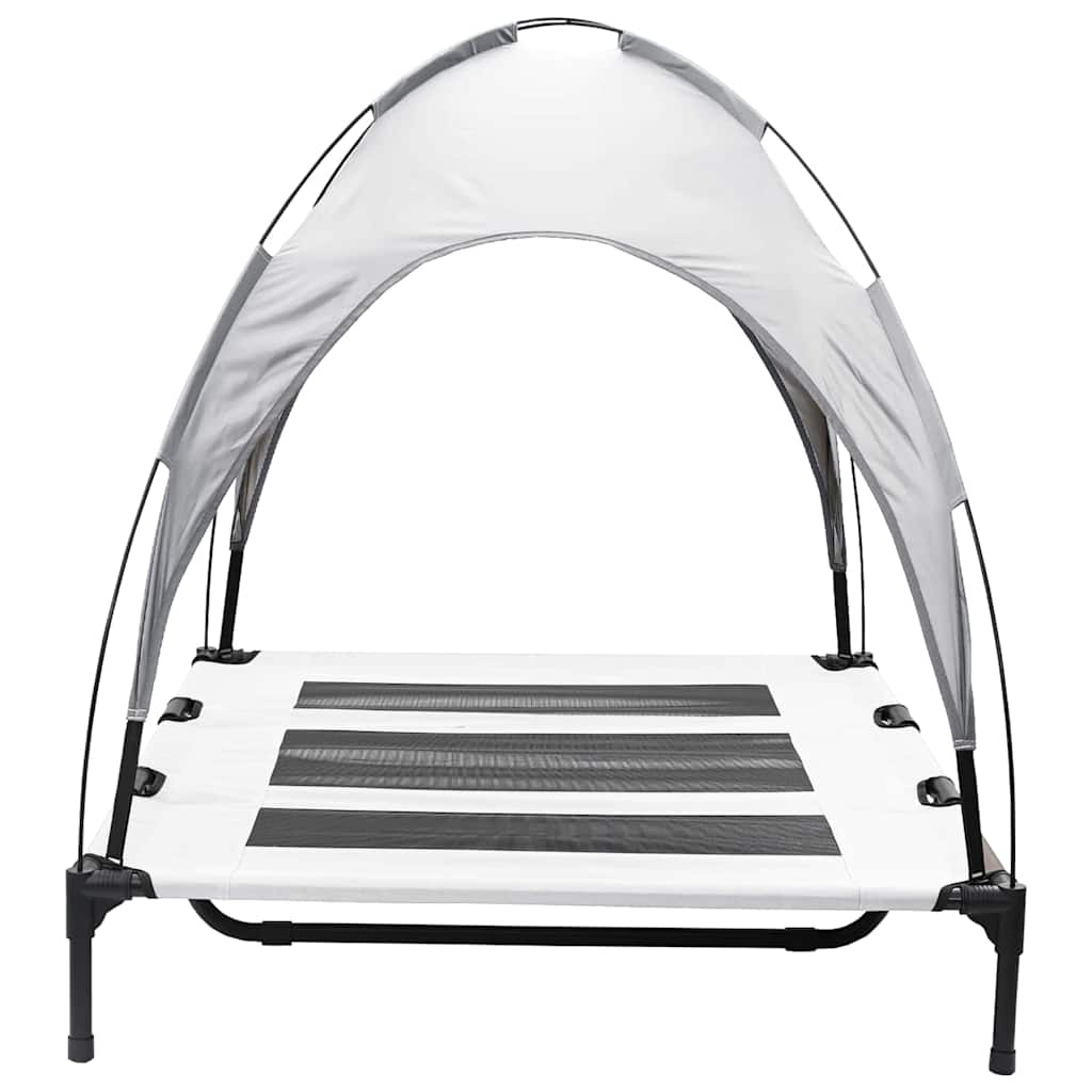 Erhöhtes Hundebett Mit Abnehmbarem Dach Xl Stahl