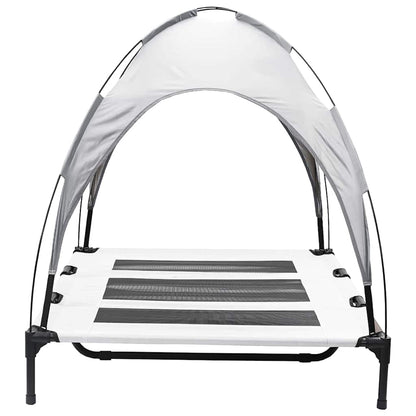 Erhöhtes Hundebett Mit Abnehmbarem Dach Xl Stahl