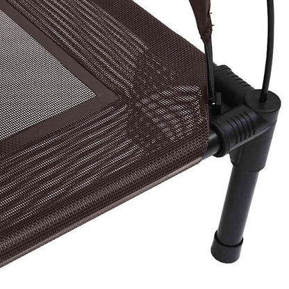 Erhöhtes Hundebett Mit Abnehmbarem Dach Xl Stahl