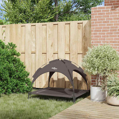 Erhöhtes Hundebett Mit Abnehmbarem Dach Xl Stahl