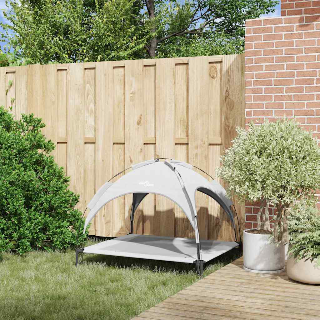 Hochgestelltes Hundebett Mit Abnehmbarem Dach Xl Stahl