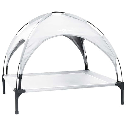 Hochgestelltes Hundebett Mit Abnehmbarem Dach Xl Stahl