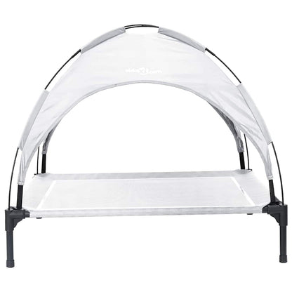 Hochgestelltes Hundebett Mit Abnehmbarem Dach Xl Stahl