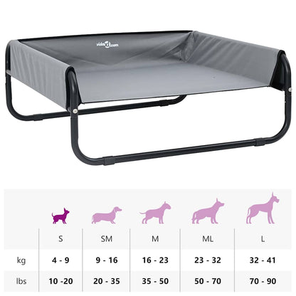 Erhöhtes Hundebett S Oxford-Stoff Und Stahl