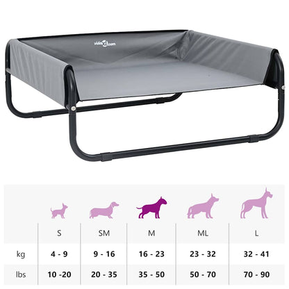 Erhöhtes Hundebett M Oxfordstoff Und Stahl