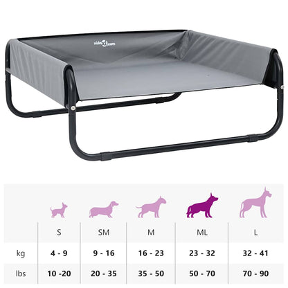 Erhöhtes Hundebett Ml Oxford Stoff Und Stahl