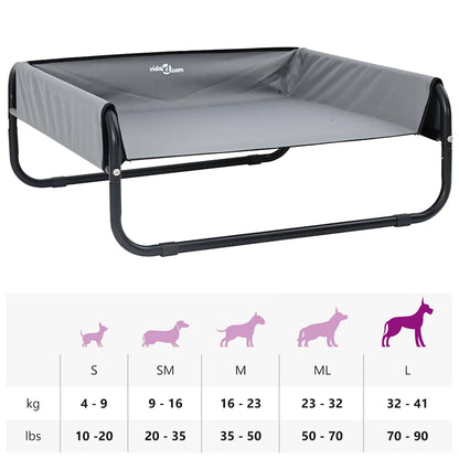 Erhöhtes Hundebett L Oxford Stoff Und Stahl