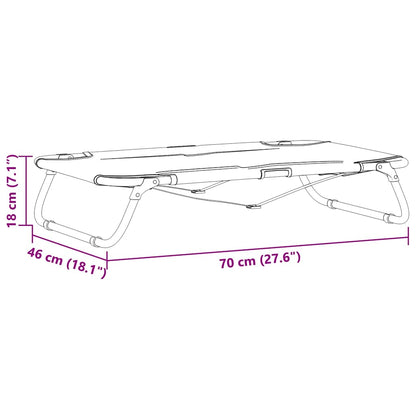 Hundebett Faltbar Aus Oxford-Stoff Und Stahl