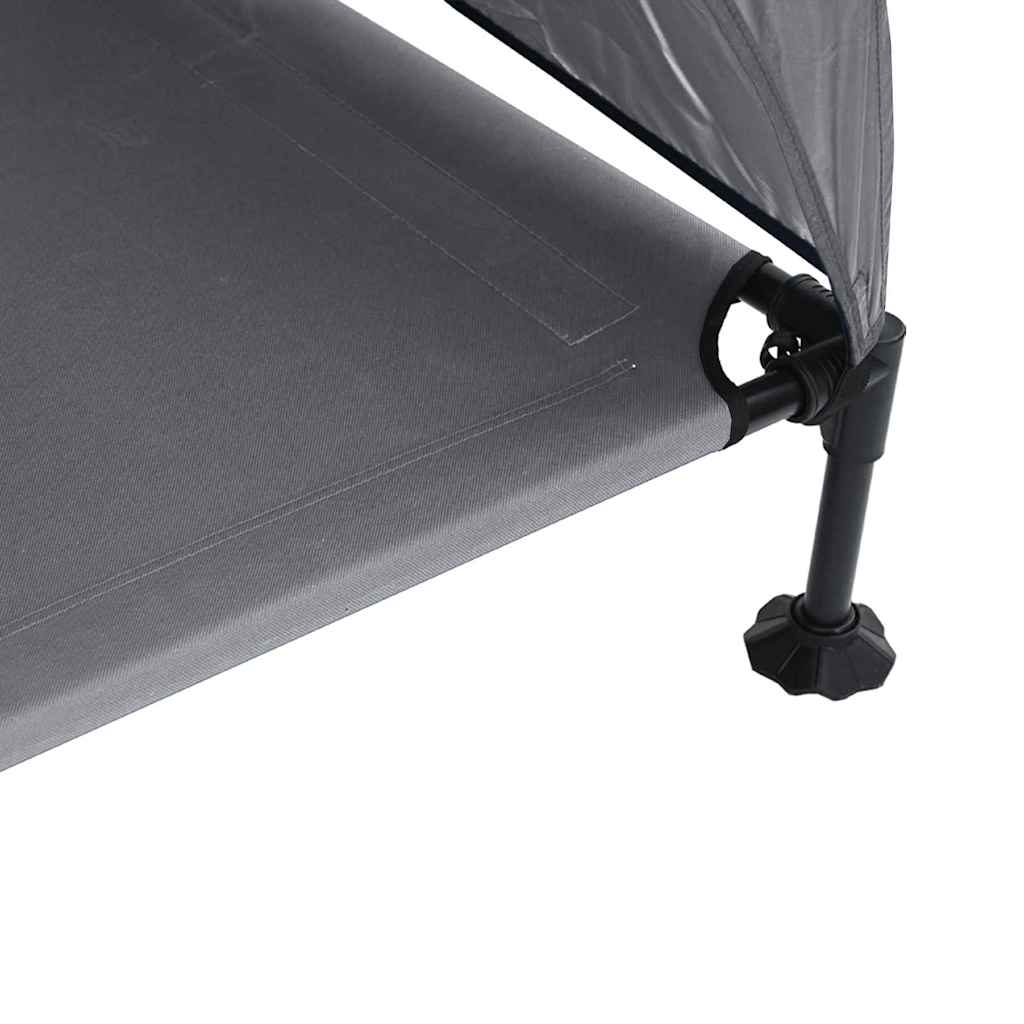 Erhöhtes Hundebett Mit Abnehmbarem Dach Xl Stahl