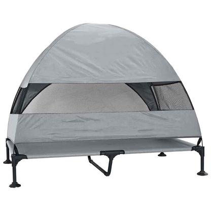 Erhöhtes Hundebett Mit Abnehmbarem Dach Xl Stahl