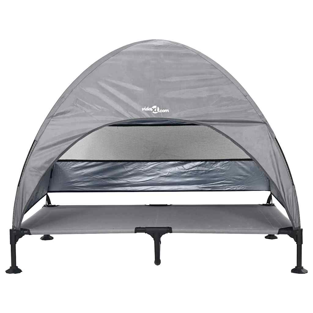 Erhöhtes Hundebett Mit Abnehmbarem Dach Xl Stahl