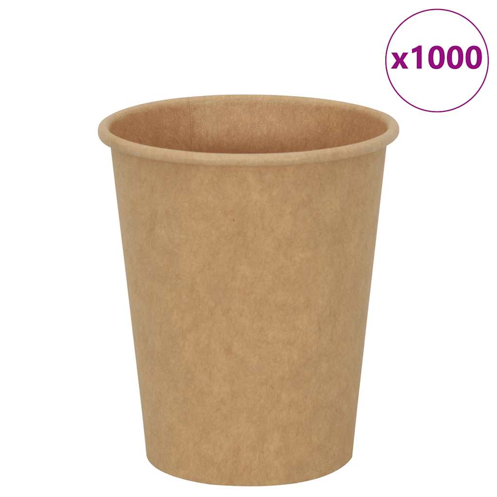 Pappbecher 1000 Stk. 12Oz 300Ml Braun