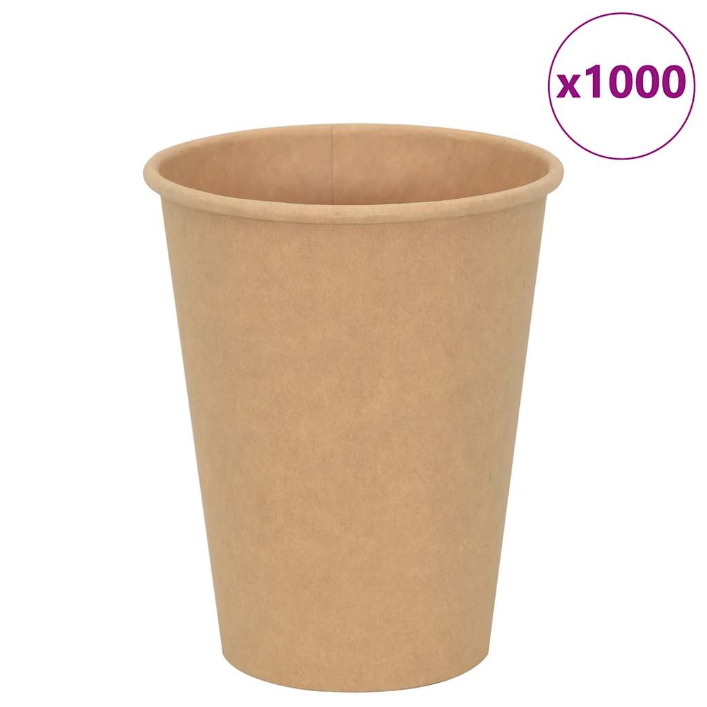 Pappbecher 1000 Stk. 12Oz 300Ml Braun