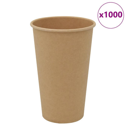 Pappbecher 1000 Stk. 12Oz 300Ml Braun