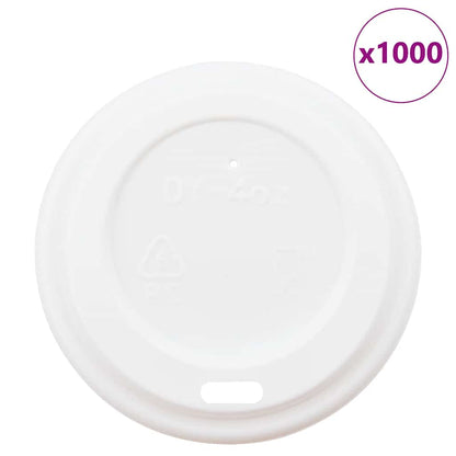 Deckel Für Pappbecher Ø 4Oz 1000 Stk. Weiß Kunststoff