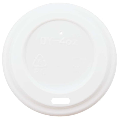 Deckel Für Pappbecher Ø 4Oz 1000 Stk. Weiß Kunststoff
