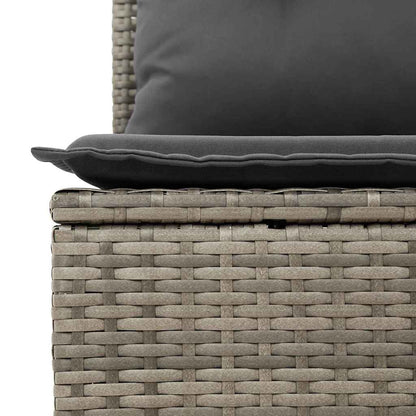 3-Teiliges Garten-Esszimmer-Set Mit Kissen In Aus Poly-Rattan