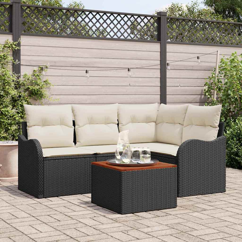 Garten Sofa Set 5 Pcs Beige, Hellgrau Mittel Bis Groß