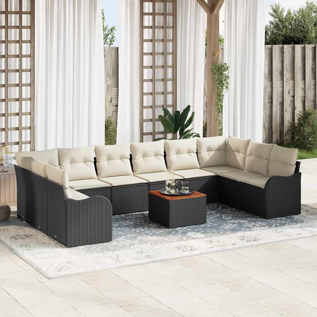 Garten Sofa Set 11 Pcs Groß Rattan