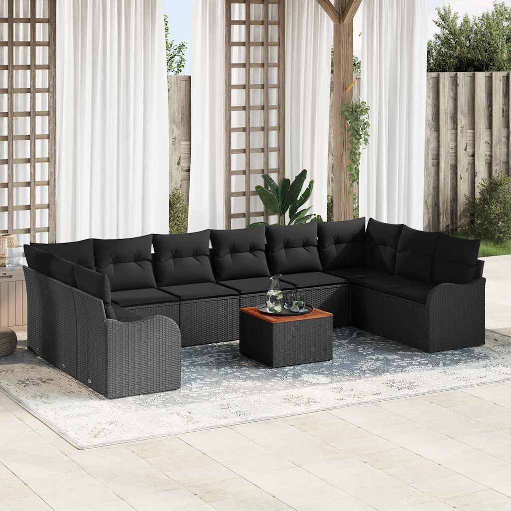 Garten Sofa Set 11 Pcs Groß Rattan
