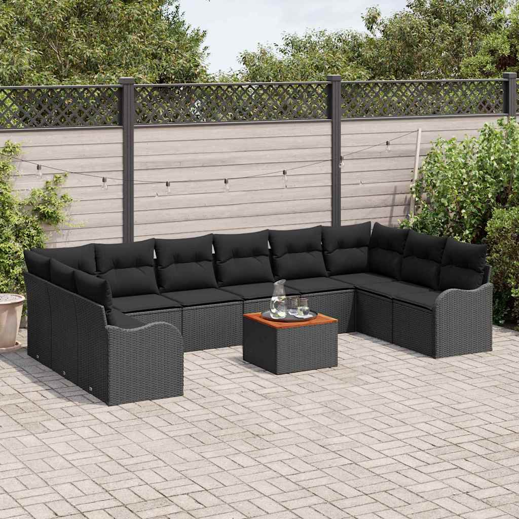 Garten Sofa Set 11 Pcs Groß Rattan