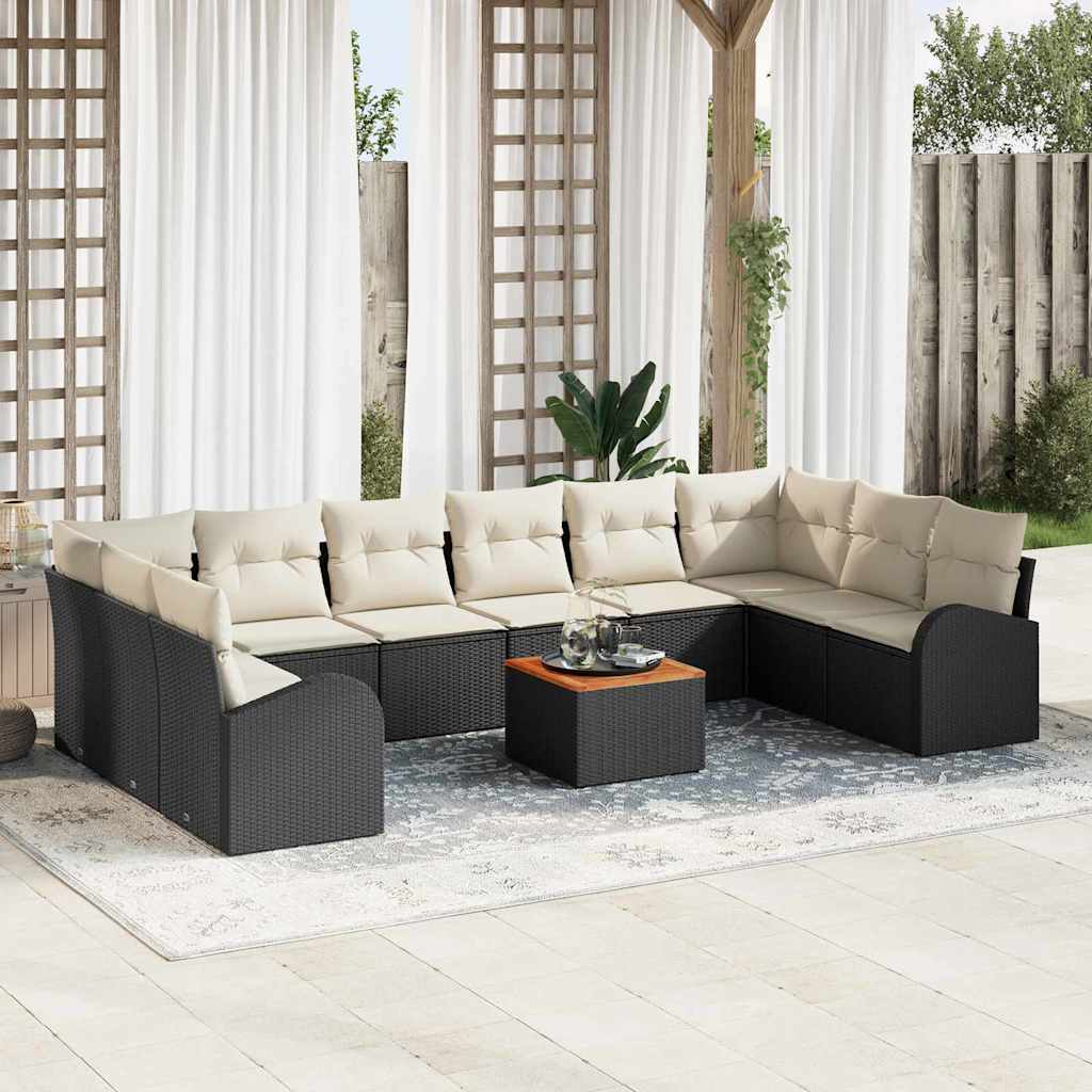 Garten Sofaset 11 Pcs Groß Rattan