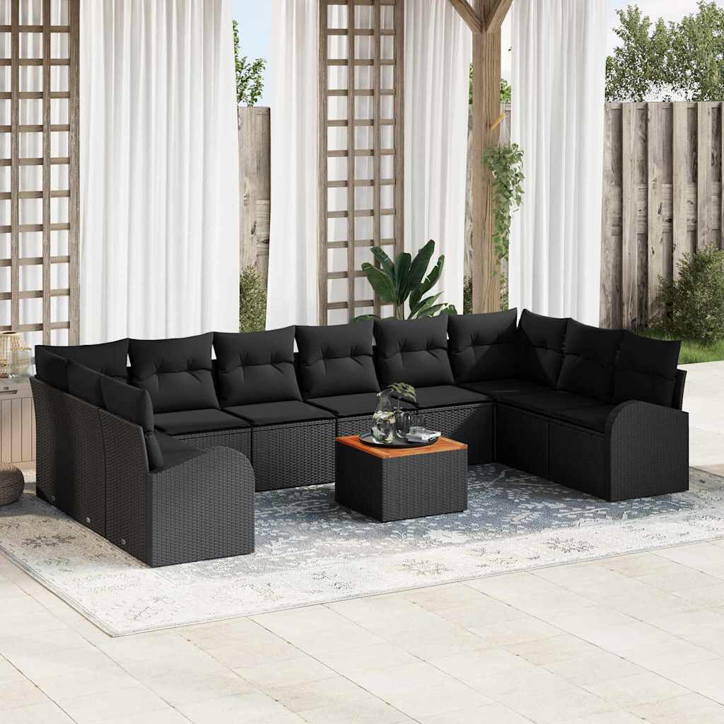 Garten Sofaset 11 Pcs Groß Rattan