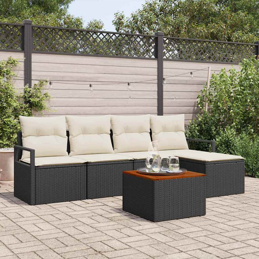 Garten Sofaset. 6 Pcs Groß Rattan