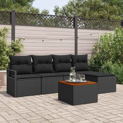 Garten Sofaset. 6 Pcs Groß Rattan