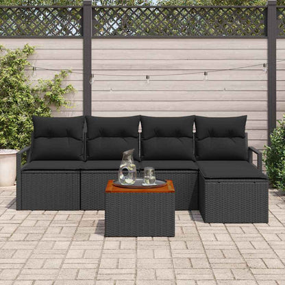Garten Sofaset. 6 Pcs Groß Rattan