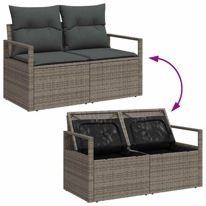 Garten Sofa Set 5 Pcs Groß Rattan