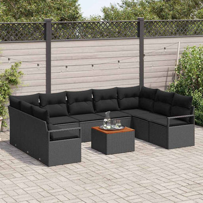 Garten Sofa Set 10 Pcs Groß Rattan