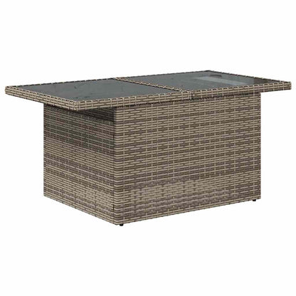 5-Teilige Garten Sofa Set Mit Kissen Poly Rattan
