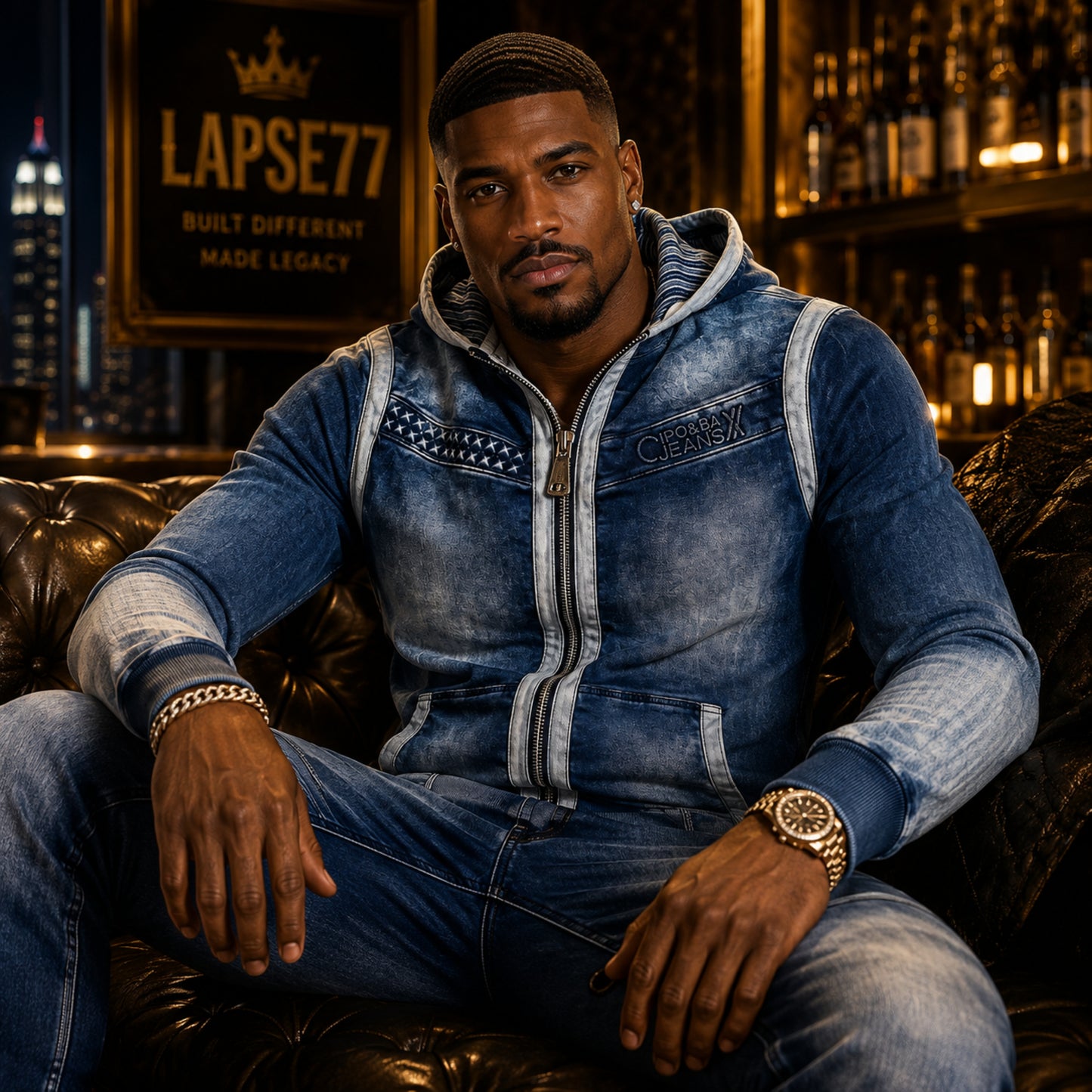 Men's Jeans Jacket - Cipo & Baxx - CJ139A