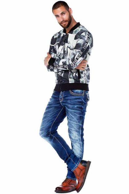 Cipo & Baxx - Herren Bomber Jacket