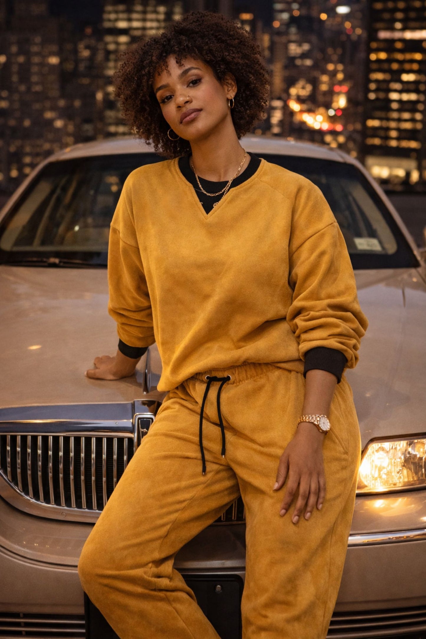 Damen Set pullover mit hosen Attenzione