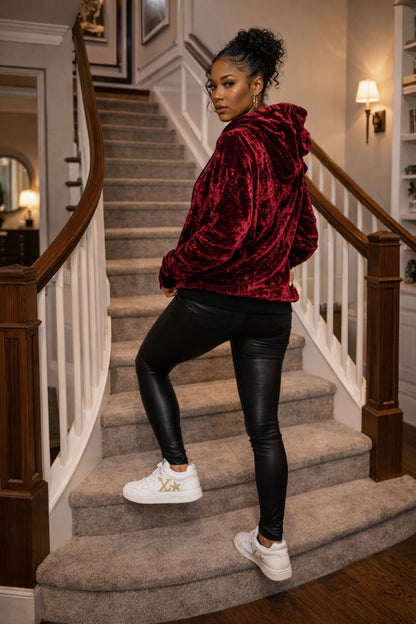 Damen Hoodie Attenzione