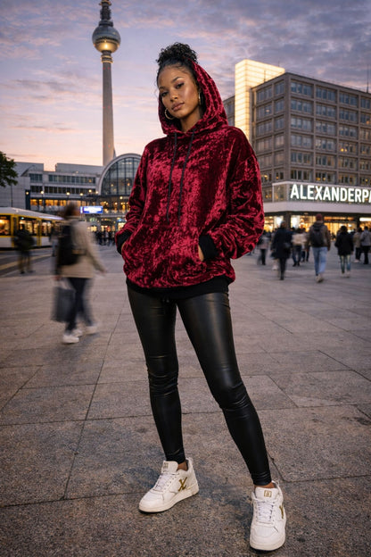 Damen Hoodie Attenzione